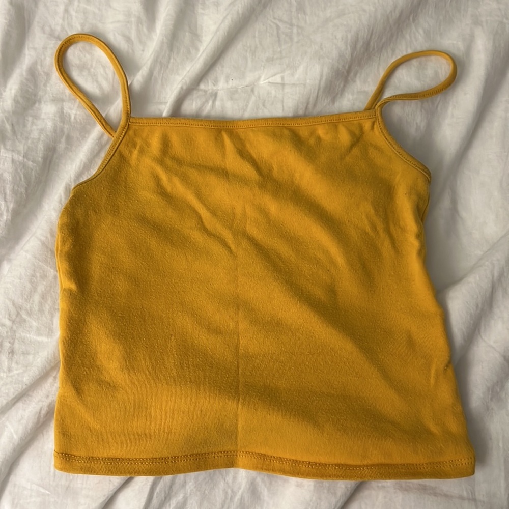 Simple Yellow Tank Top - Picture 2 of 4
